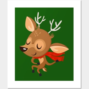 Dancing deer Posters and Art